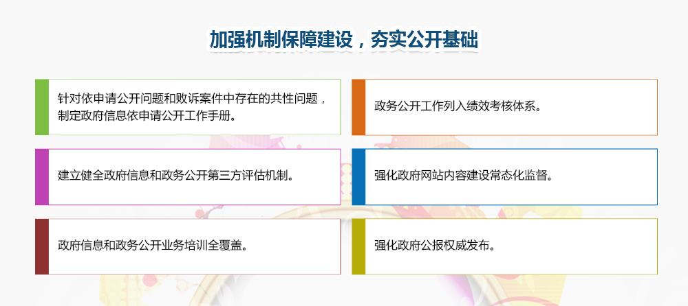 重点工作情况