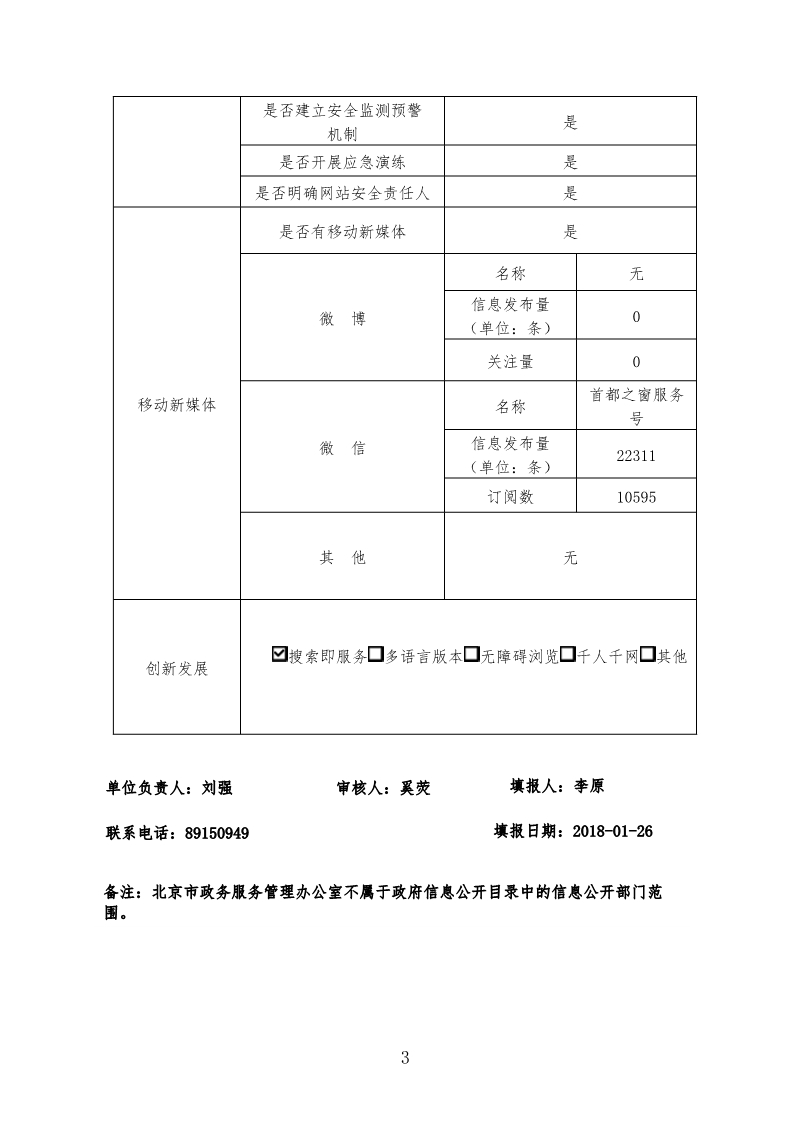 北京市政务服务管理办公室