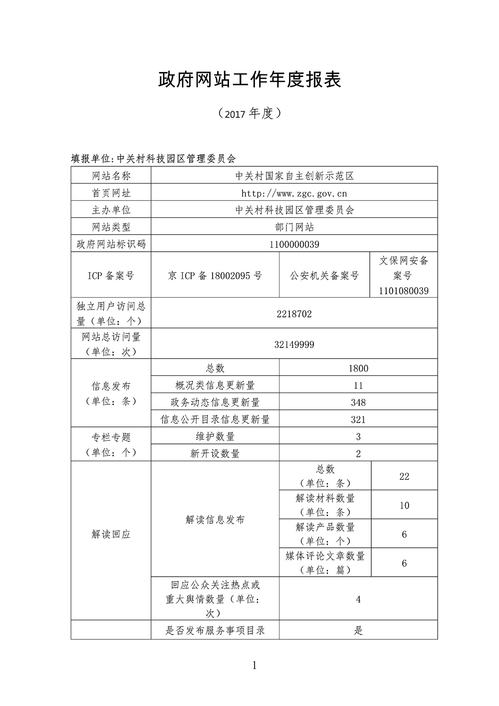中关村科技园区管理委员会