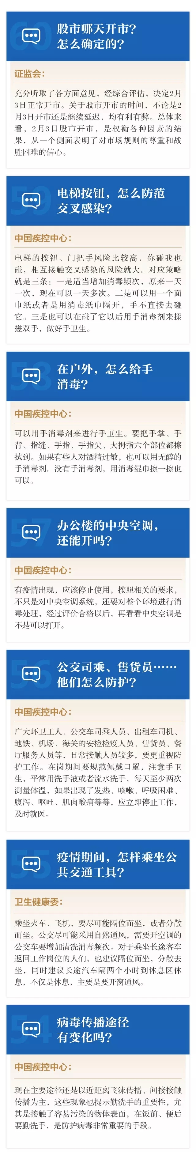 电梯按钮会传染病毒吗？户外怎么给手消毒？……权威回应来了！
