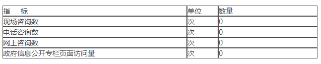 附表三：咨询情况统计