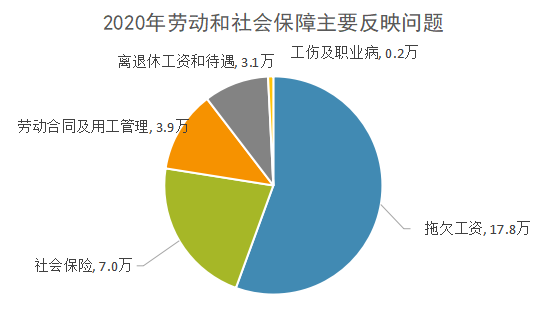 2020年劳动和社会保障主要反映问题.png