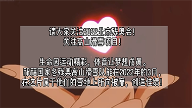 99号：残奥高山滑雪女子超级大回转-站姿