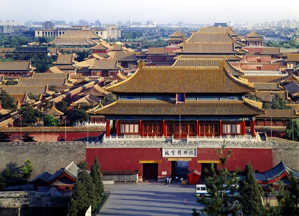 景山南望故宫