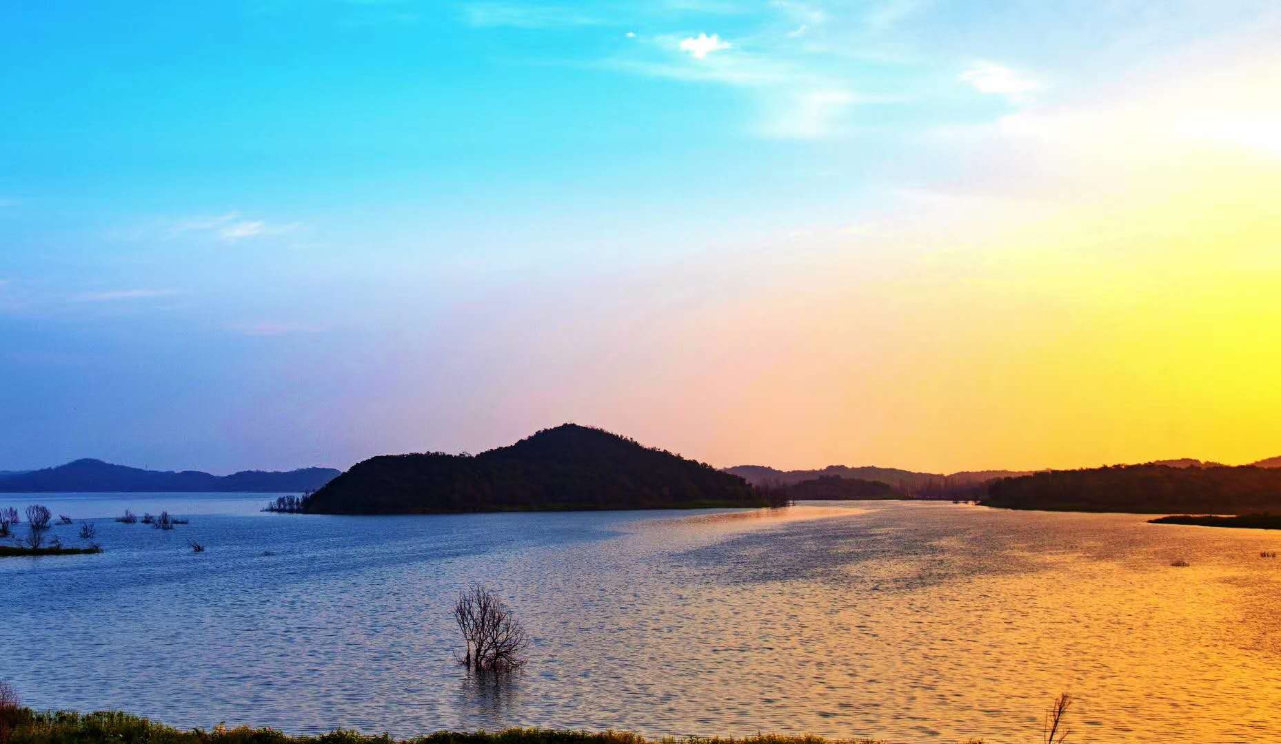 水库风光
