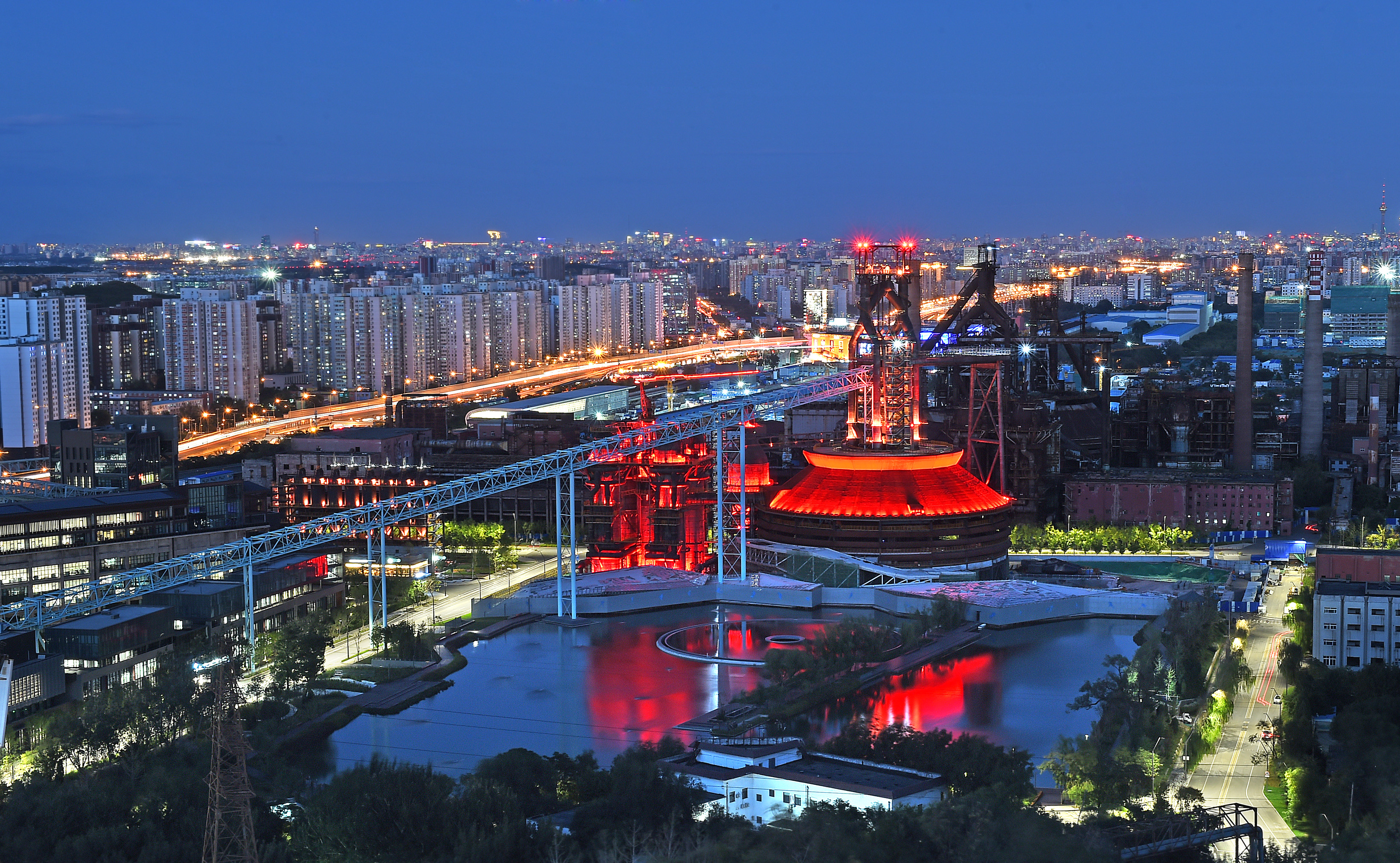 首钢园夜景