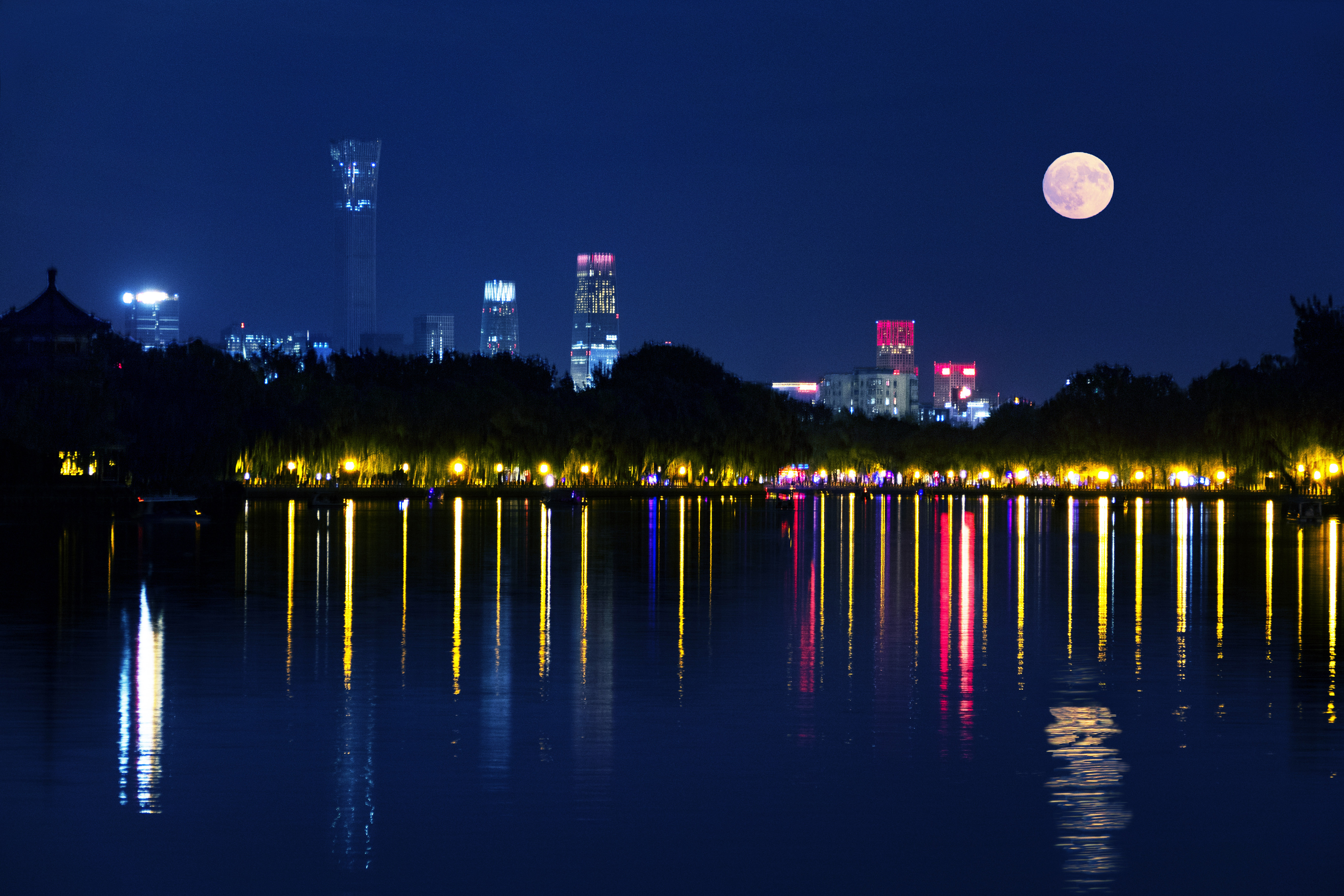 后海夜色