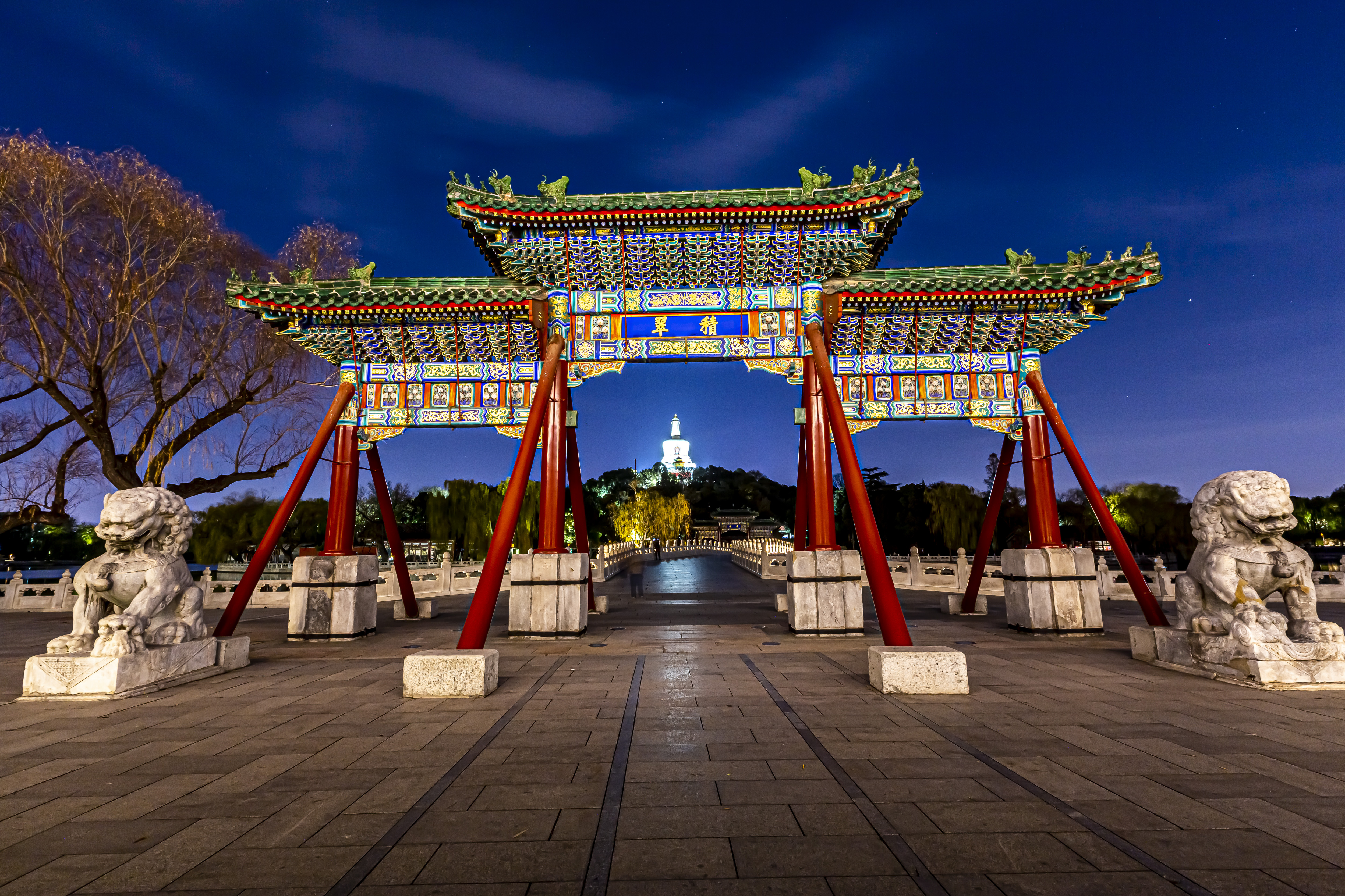夜色北海