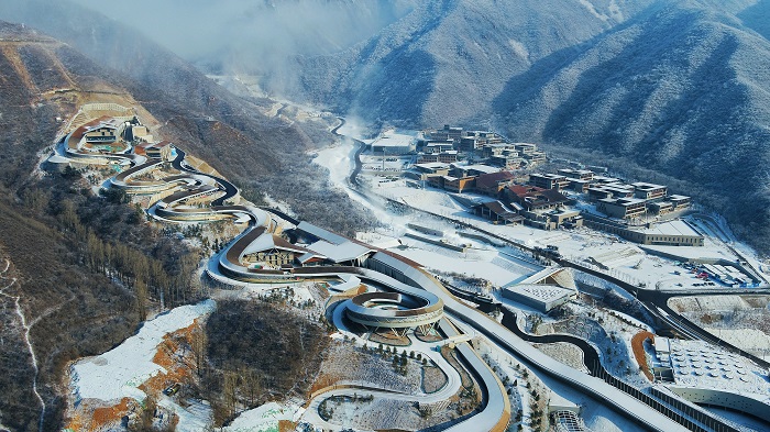 雪中游龙