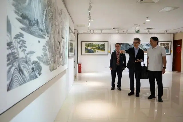董永智文人山水画作品展在京展出