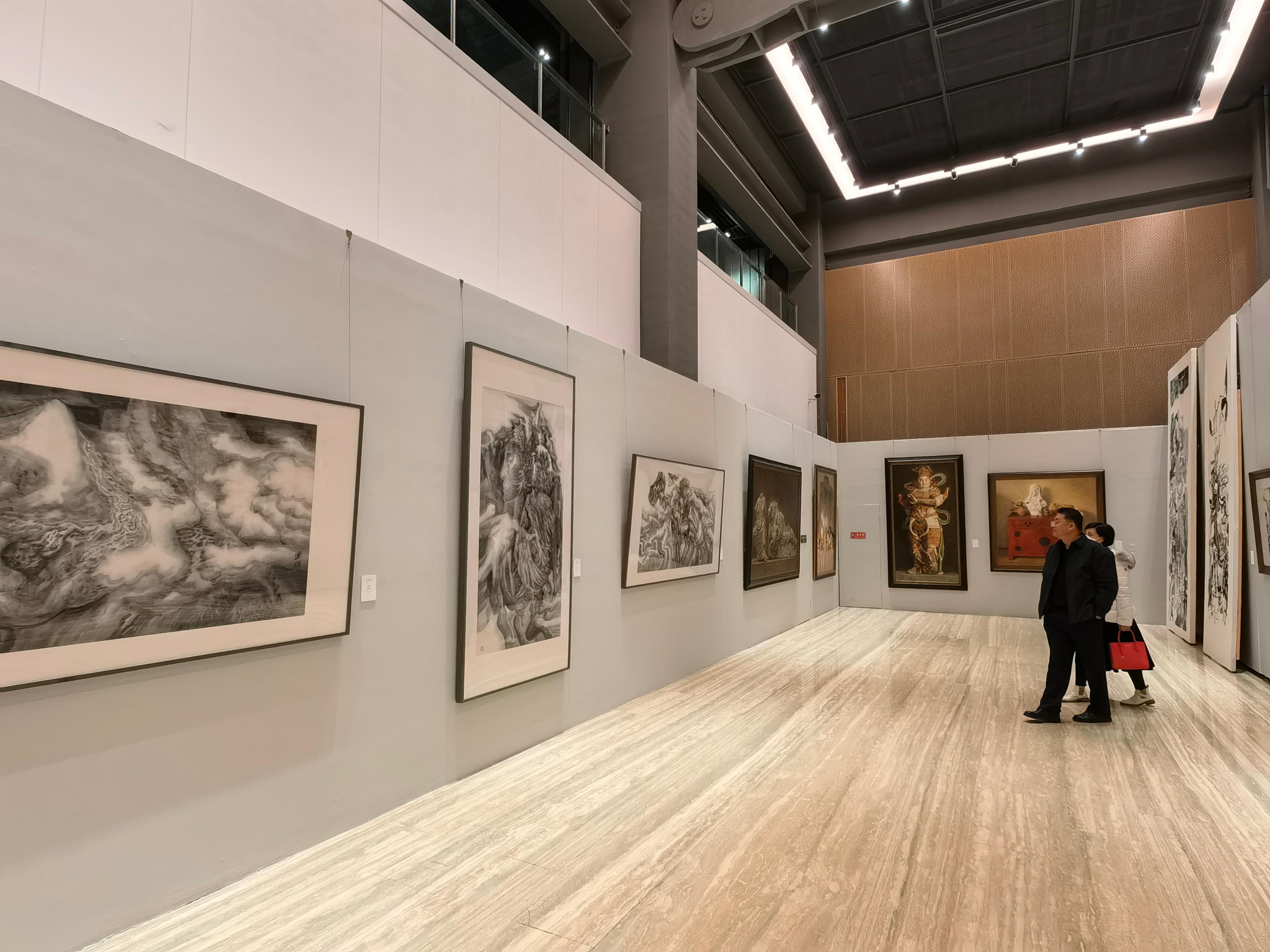 “互鉴与融合”展览向油画与水墨四位艺术大家致敬