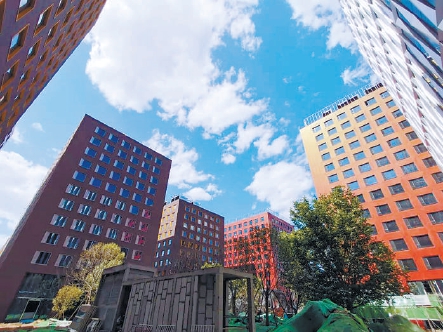 三元牛奶老厂房变身创新园。 海淀区住建委供图