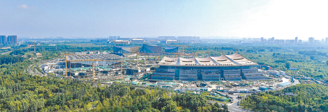 城市副中心三大建筑已亮出外立面。