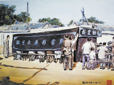 逛庙会赶大集凑热闹