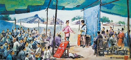 逛庙会赶大集凑热闹