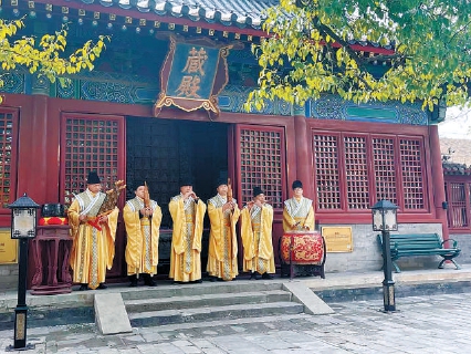智化寺京音乐表演现场。