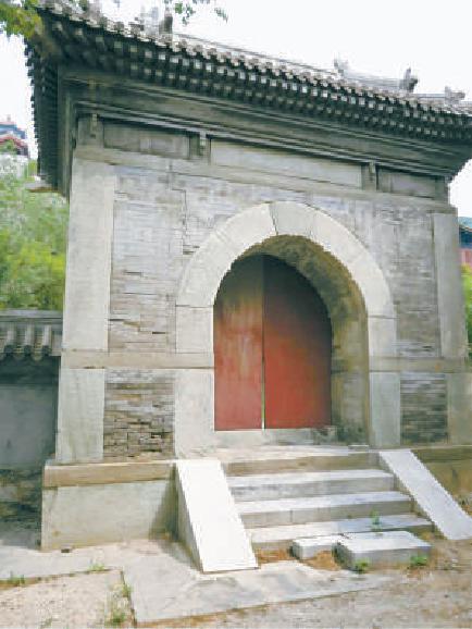 古庙山门，系明代建筑。 宗春启 摄