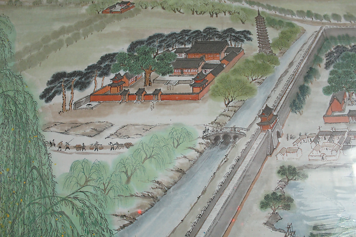 漷县城西门内外绘画：景浩