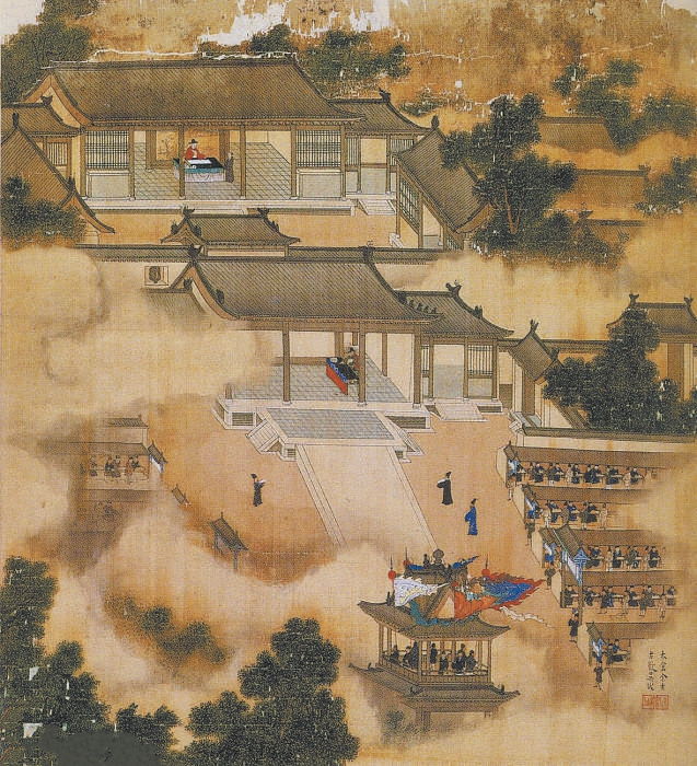 《徐显卿宦迹图·棘院秉衡》