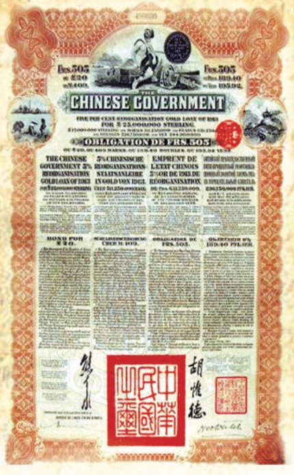 中国银行向海外发行公债（1913年）