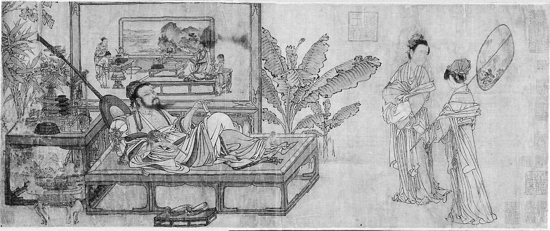 元 刘贯道 《消夏图》