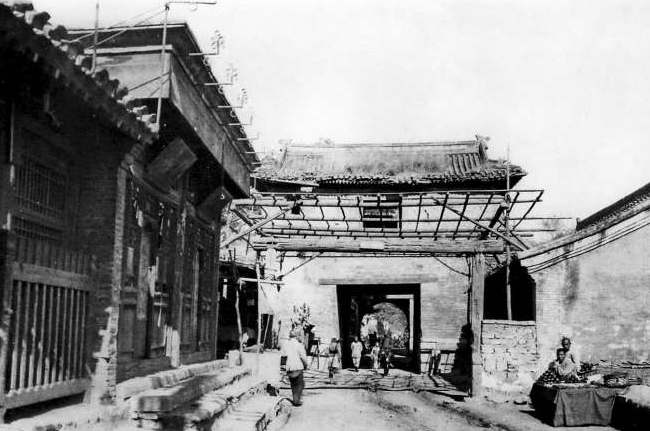 920年代，瑞典学者喜龙仁拍摄的西便门城楼南面。