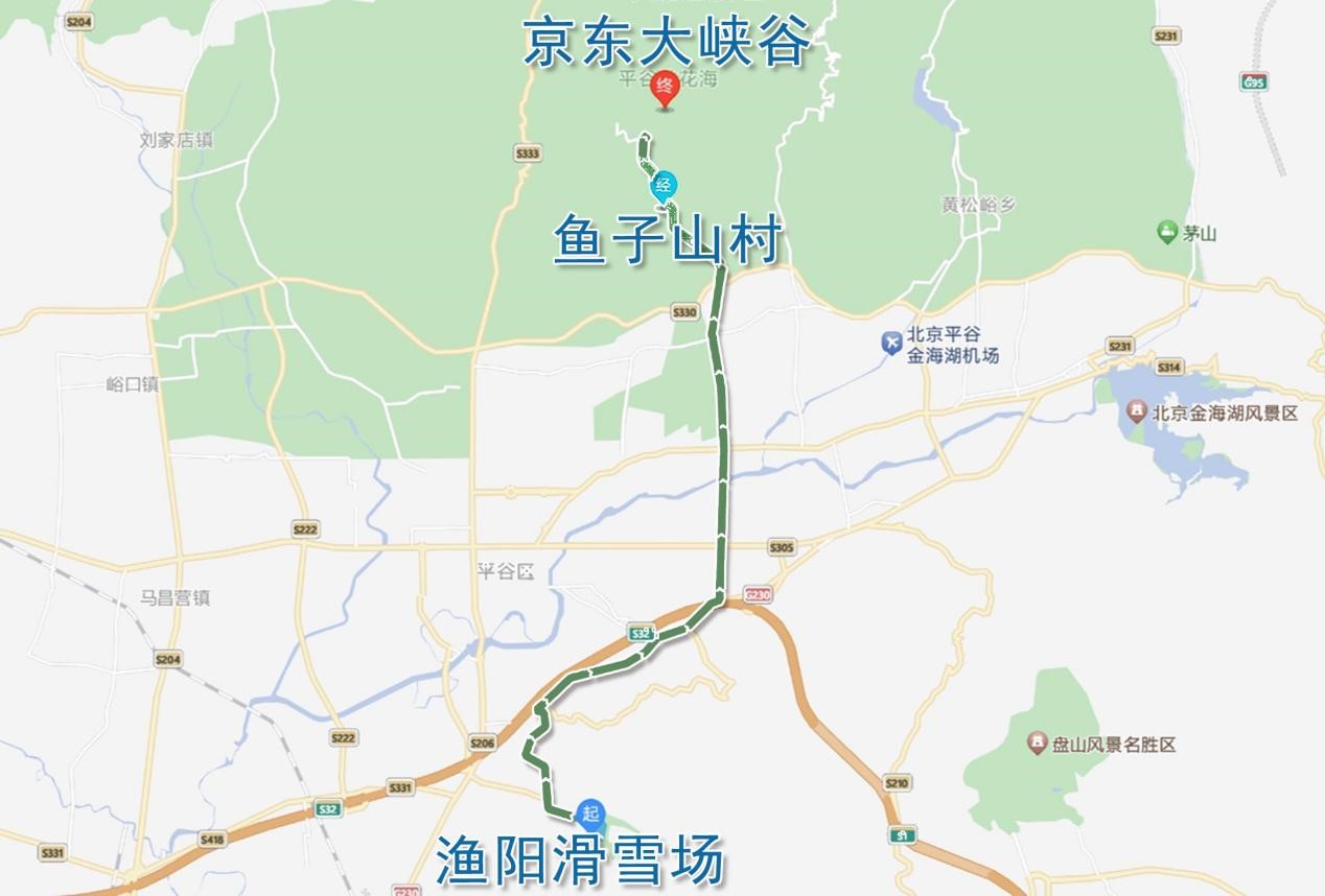 渔阳滑雪场--鱼子山村乡村文化体验（草莓艺术季）--京东大峡谷冰瀑节