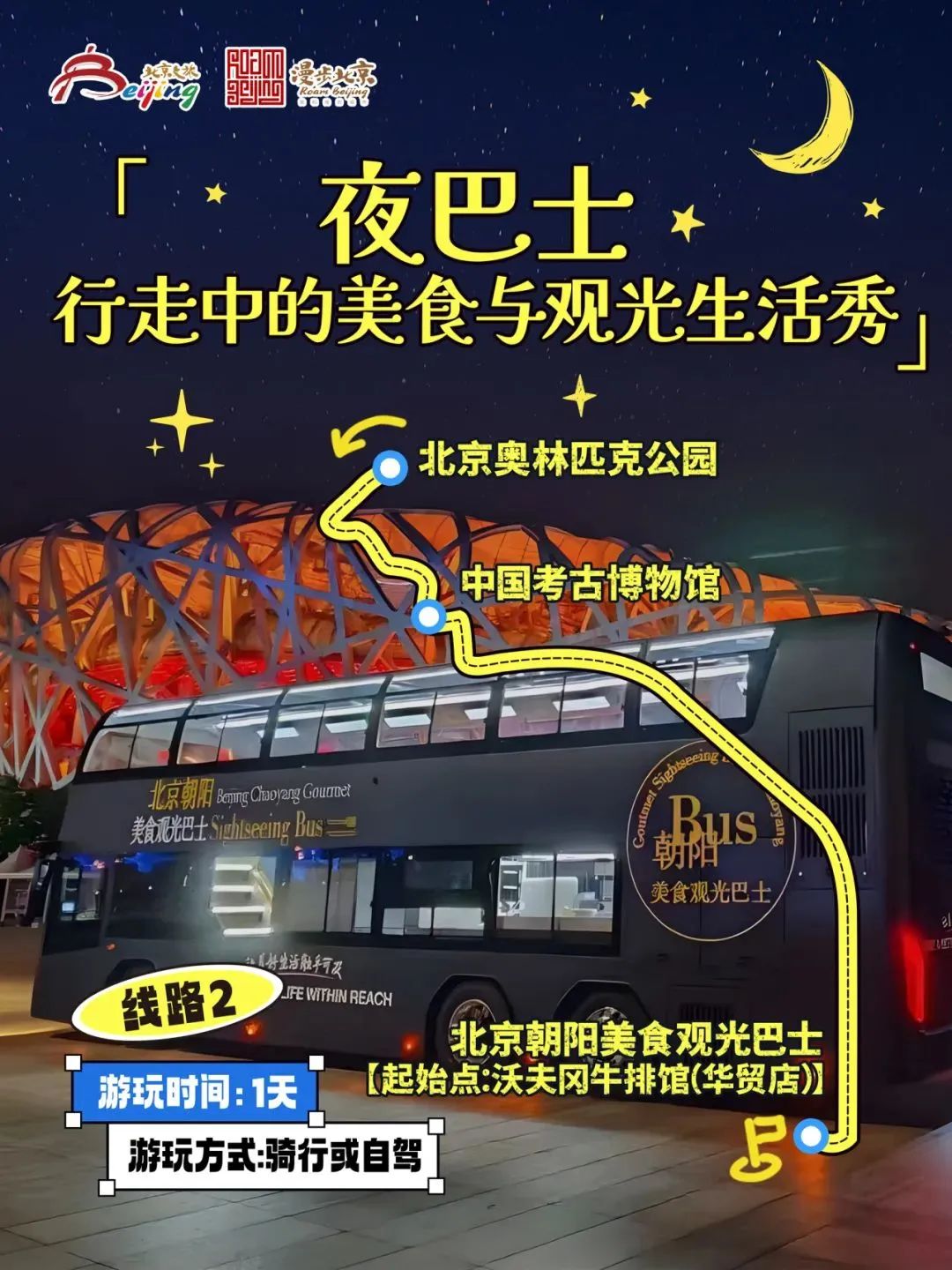 10条“漫步北京-追光夜游”主题游线路