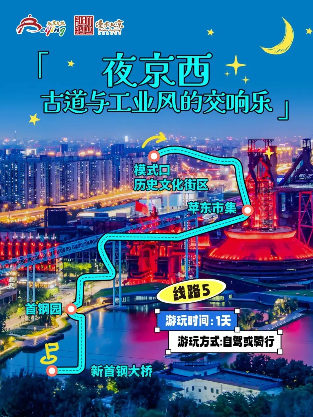 10条“漫步北京-追光夜游”主题游线路