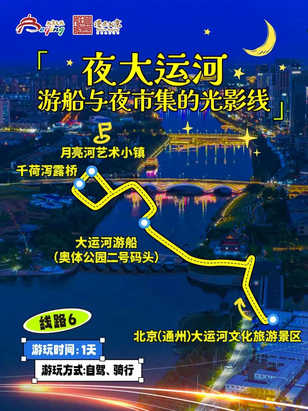 10条“漫步北京-追光夜游”主题游线路