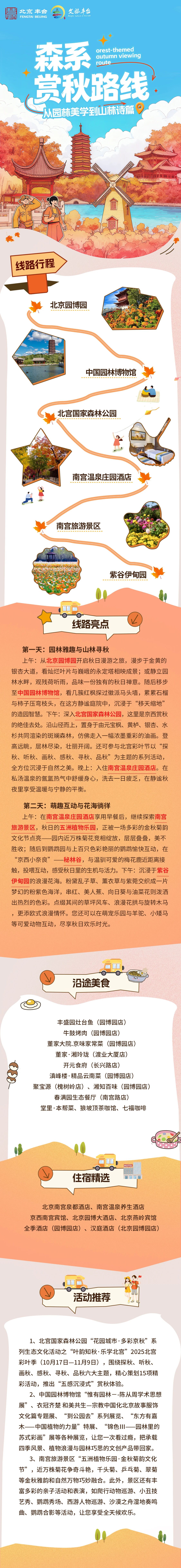 森系赏秋路线 从园林美学到山林诗篇