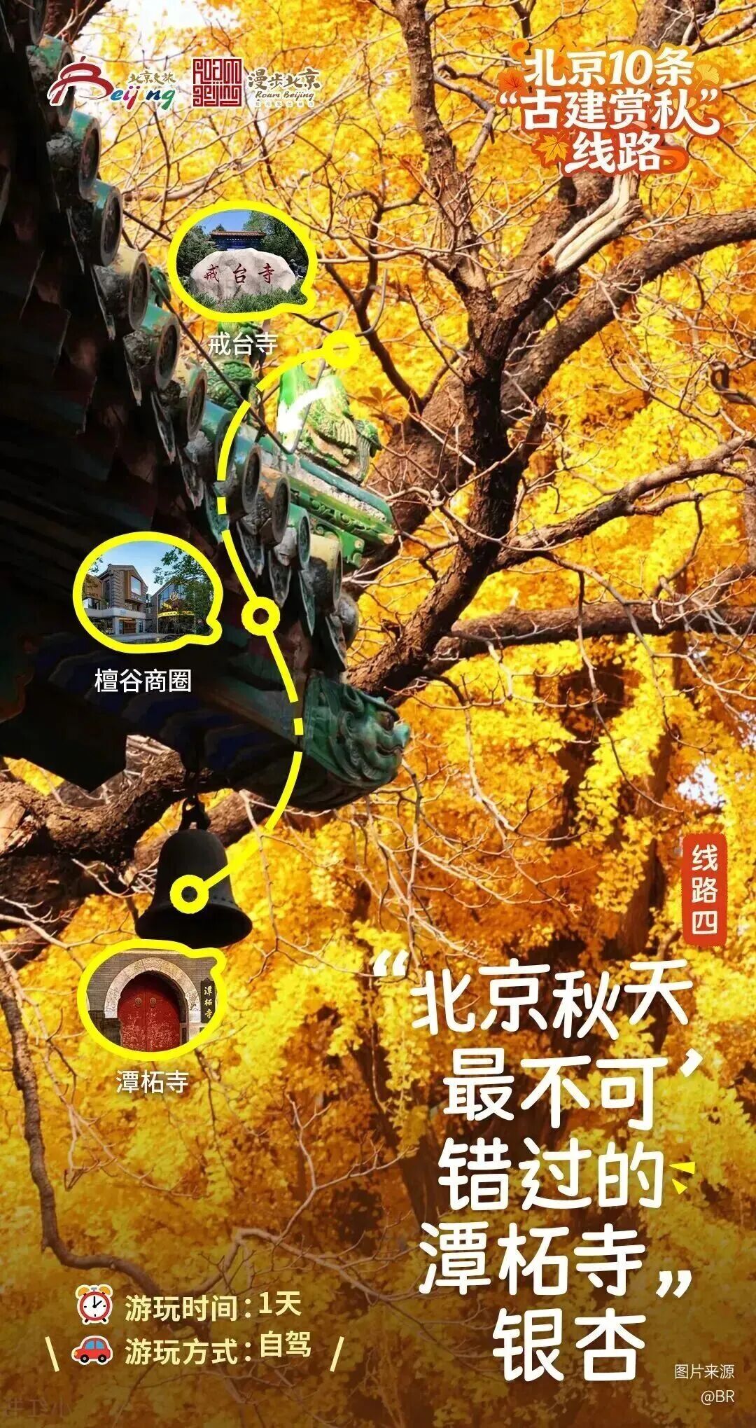 北京10条“古建赏秋”线路 北京10条“古建赏秋”线路