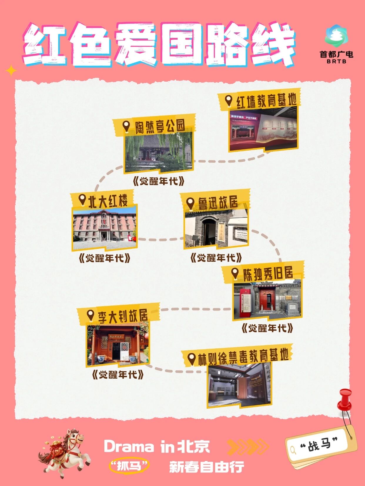 跟着“北京大视听”游北京（三） 必打卡的12个爱国红色取景地