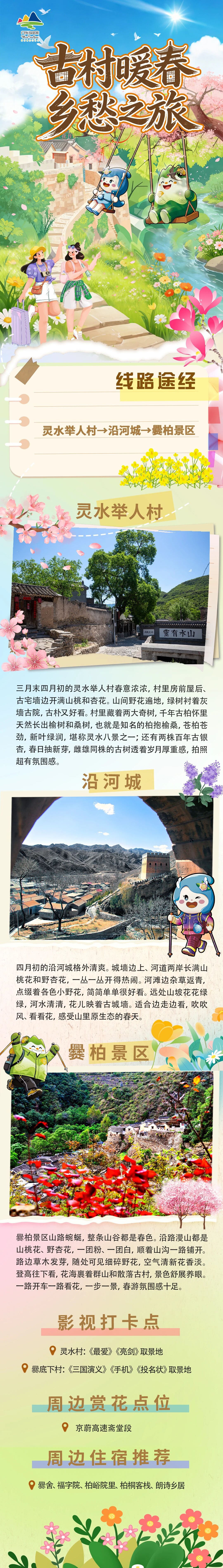 跟着三条门头沟春日赏花线路 打卡限定春日浪漫