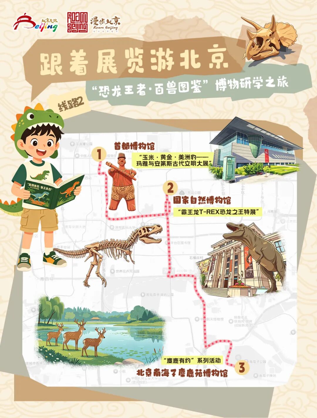 端午暑期来北京看“美洲大展”，市文化和旅游局发布10条“跟着展览游北京”主题线路