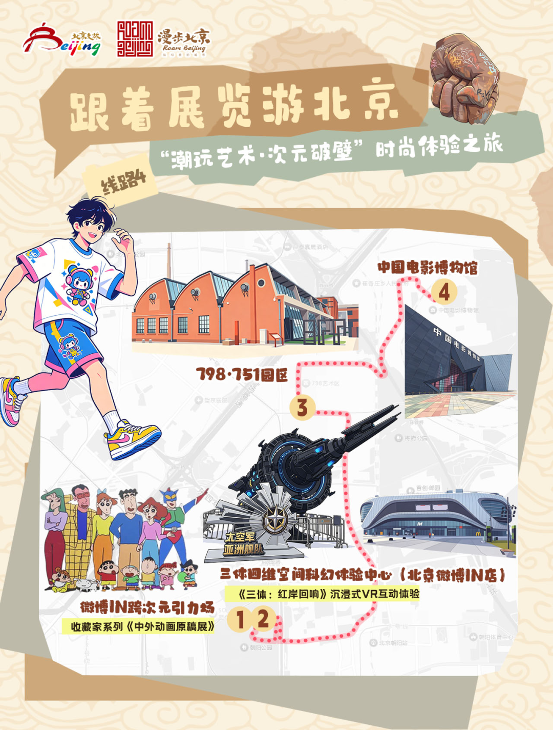 端午暑期来北京看“美洲大展”，市文化和旅游局发布10条“跟着展览游北京”主题线路