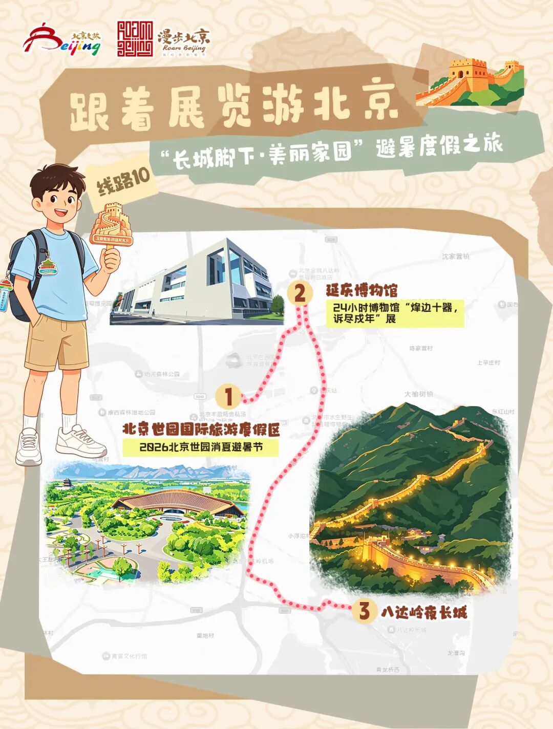 端午暑期来北京看“美洲大展”，市文化和旅游局发布10条“跟着展览游北京”主题线路