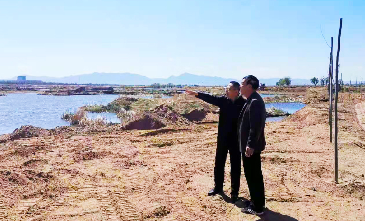 2021年5月1日，大同分公司现场检查桑干河口段。.jpg