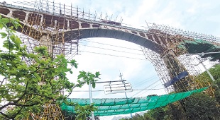 怀柔辛营渡槽 启动加固修缮 怀柔辛营渡槽 启动加固修缮