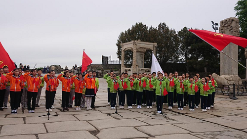 组织“百年百团唱百歌”群众性主题宣传教育活动（丰台区教委供图）.png
