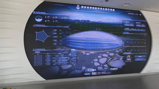 国家速滑馆数字孪生操作系统。
