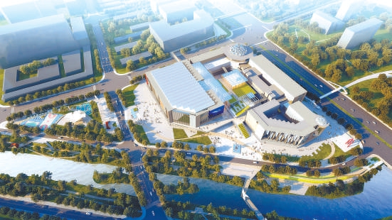 南中轴国际文化科技园鸟瞰图