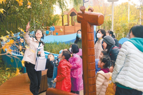 “绿洲乐园”颇受孩子们喜爱