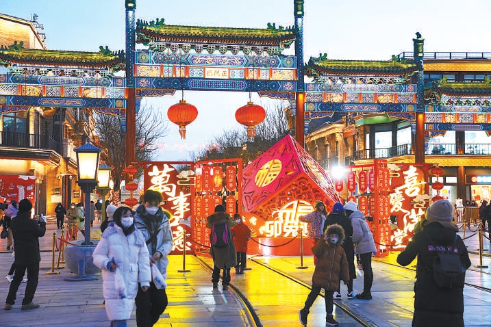 大年三十开启节日景观照明