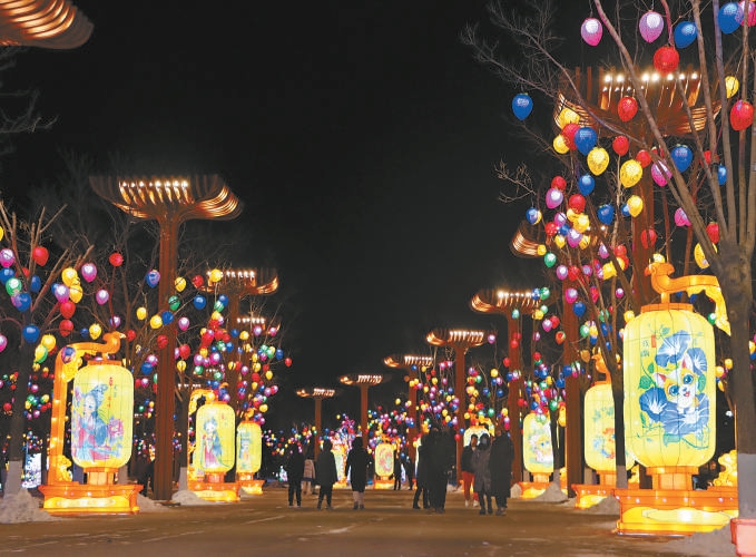 世园花灯艺术节璀璨开幕。 世园花灯艺术节璀璨开幕。