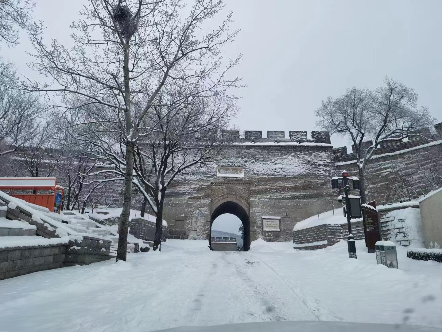 春雪作飞花 赴一场与八达岭长城的别致盛宴