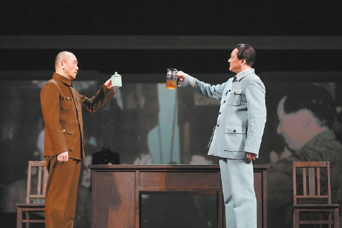 《香山之夜》昨晚在首都剧场正式首演。（方非 摄）