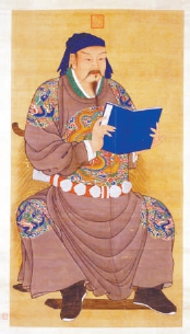 　　明人《岳飞像》轴