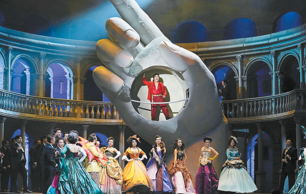 歌剧《利哥莱托》剧照。 歌剧《利哥莱托》剧照。