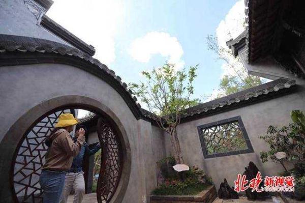 探访北京世园会安徽园 游客：这园子将徽州搬过来了